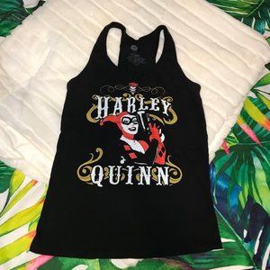 GUC Women's Medium Harley Quinn Joker Batman Black Graphic Summer Tank Top